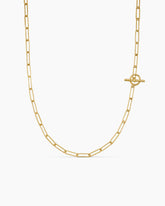 DY Madison® Elongated Chain Necklace in 18K Yellow Gold, 3.5mm